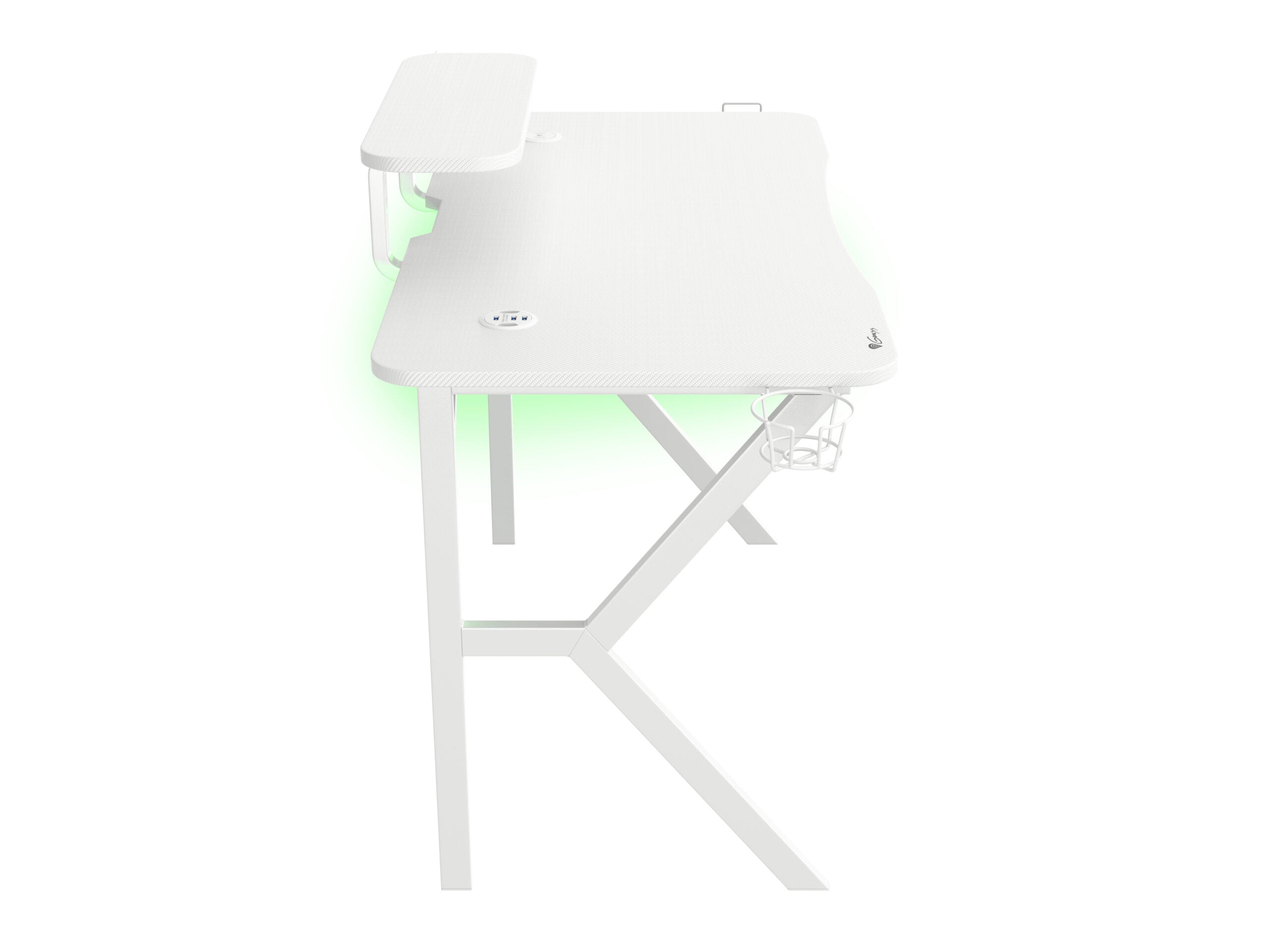 Birou gaming Genesis Holm 320 RGB alb "NDS-1802"