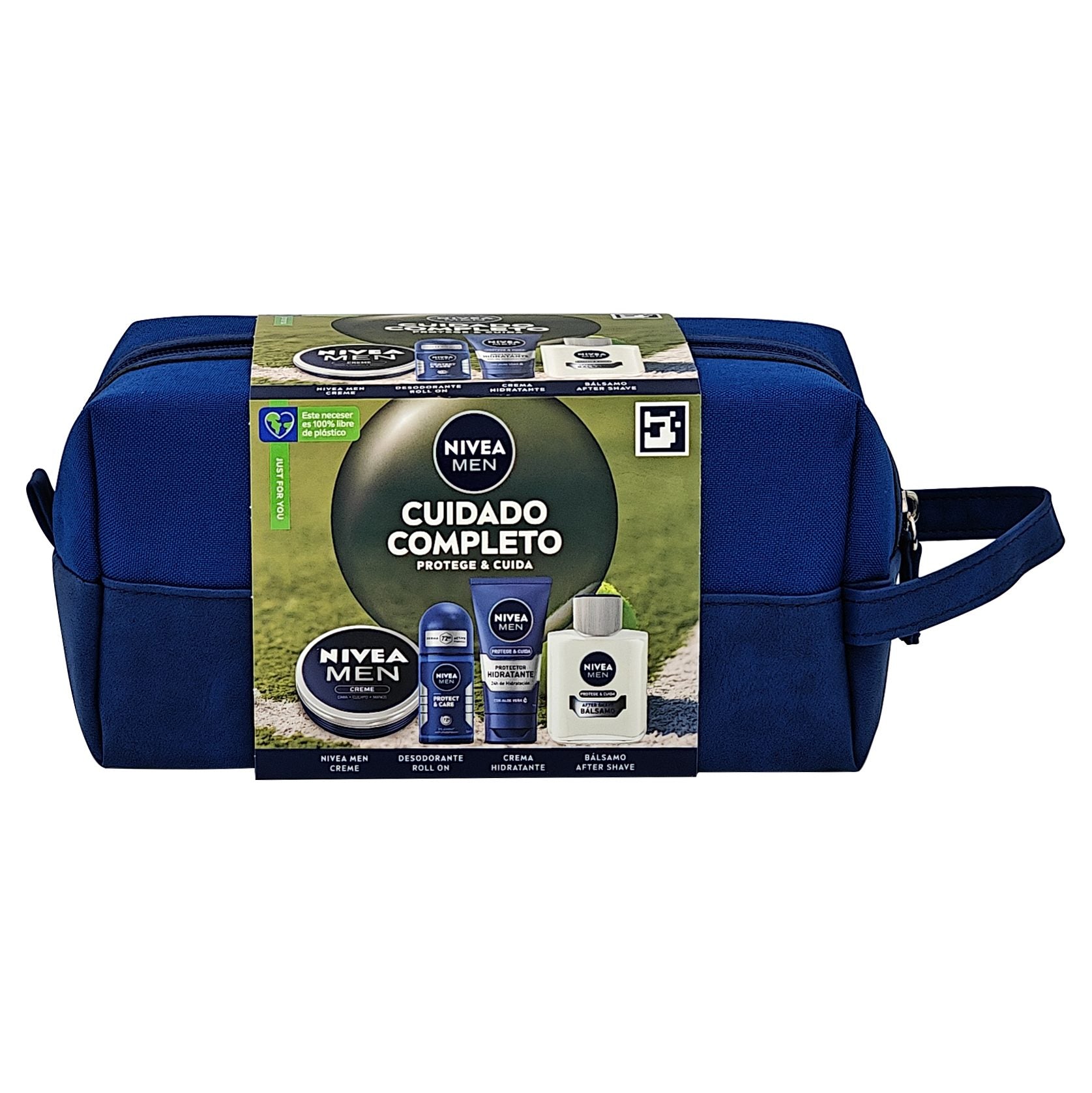 Nivea Borseta Cadou, Cr75 ml, Roll50 ml, Aftershave 100 ml, Crhidr75 ml Men Protege Cuida