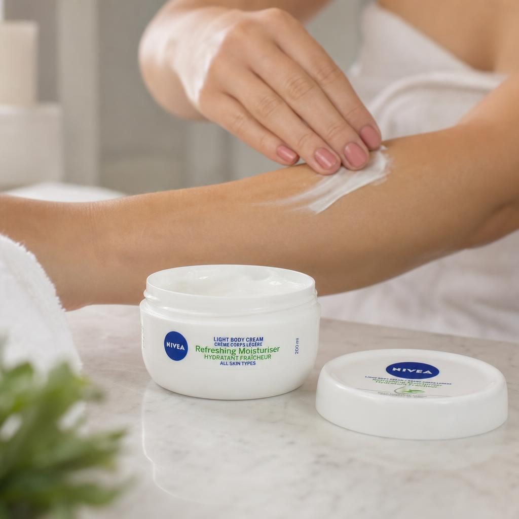 Nivea Crema Corp, 200 ml Aloe Vera si Hidratare Profunda