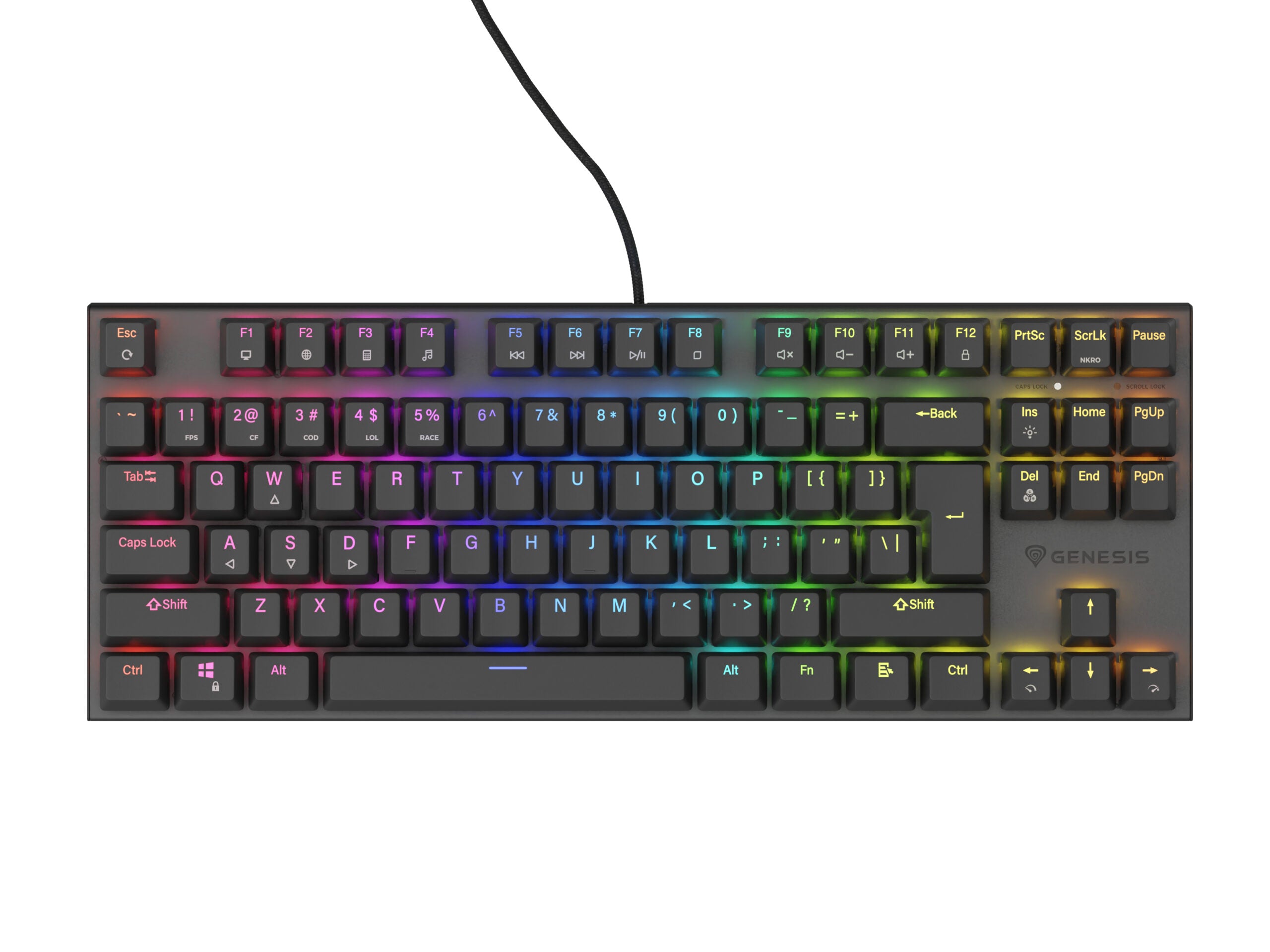 Tastatura Genesis Thor 303 TKL R negru "NKG-1882"