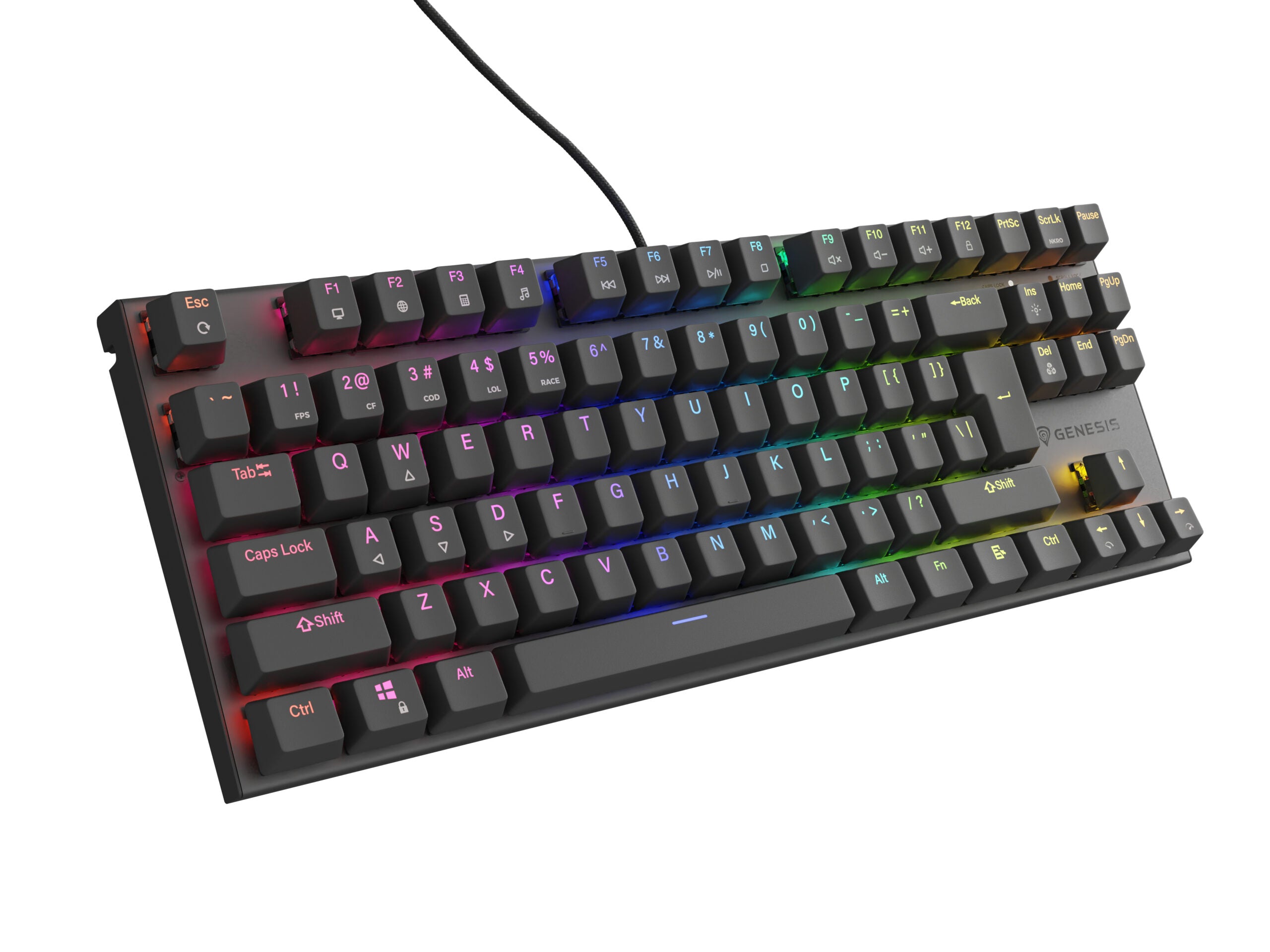 Tastatura Genesis Thor 303 TKL R negru "NKG-1882"