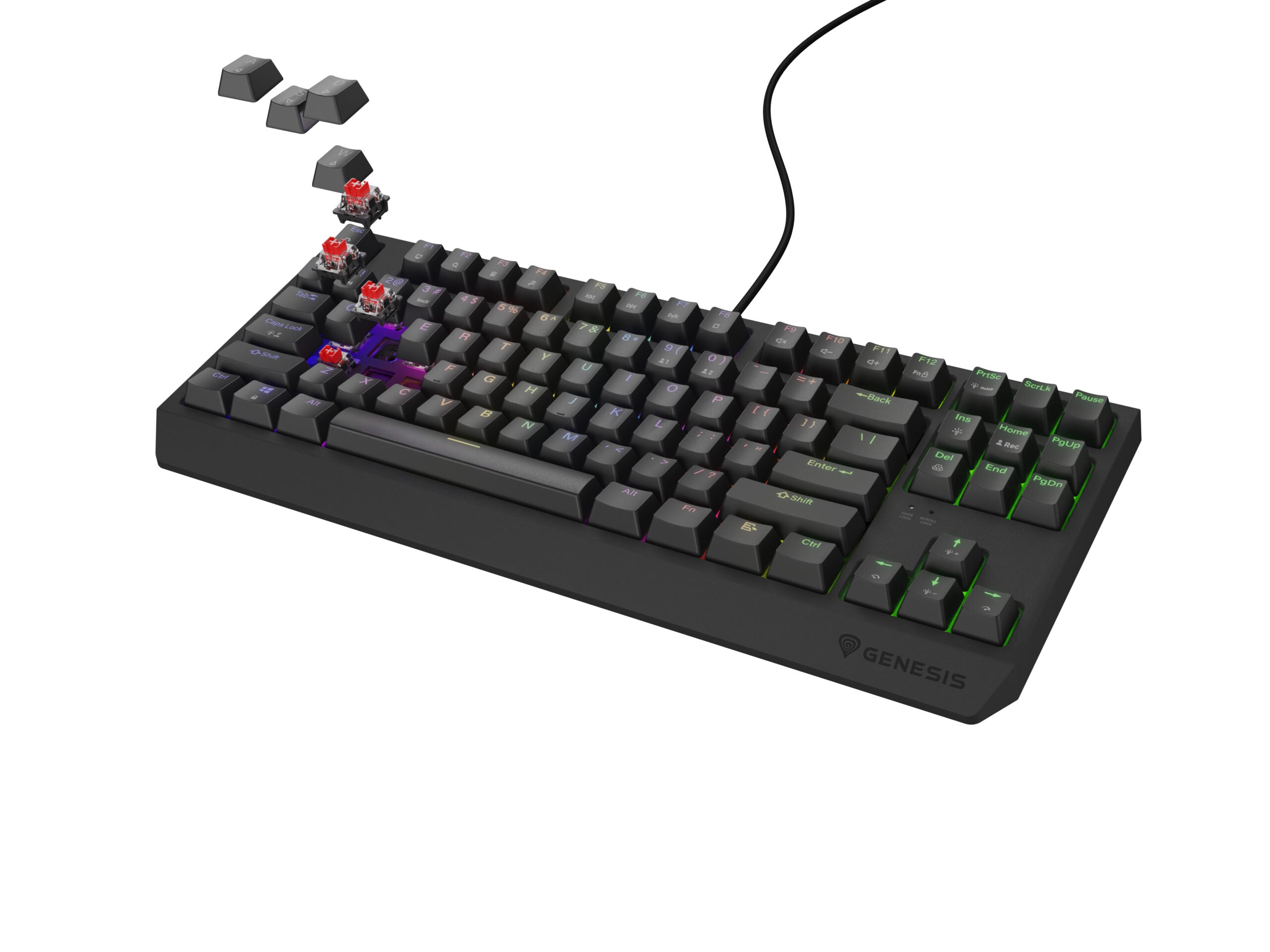 Tastatura Genesis Thor 230 TKL R negru "NKG-2077"