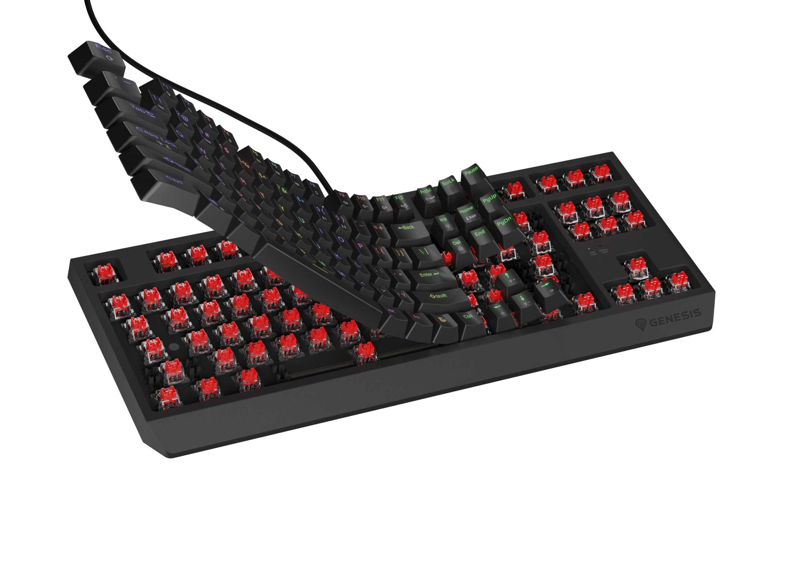 Tastatura Genesis Thor 230 TKL R negru "NKG-2077"