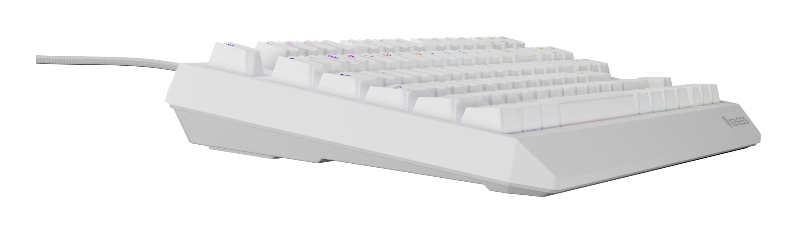 Tastatura WS Genesis Thor 230 TKL R alb "NKG-2165"