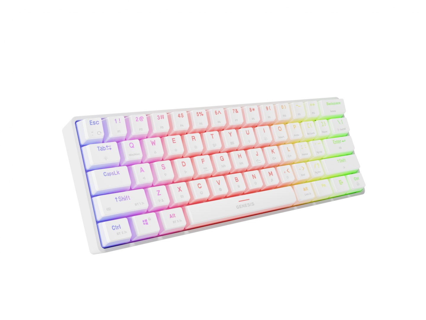 Tastatura Genesis Thor 660 G2 60% B alb "NKG-2197"