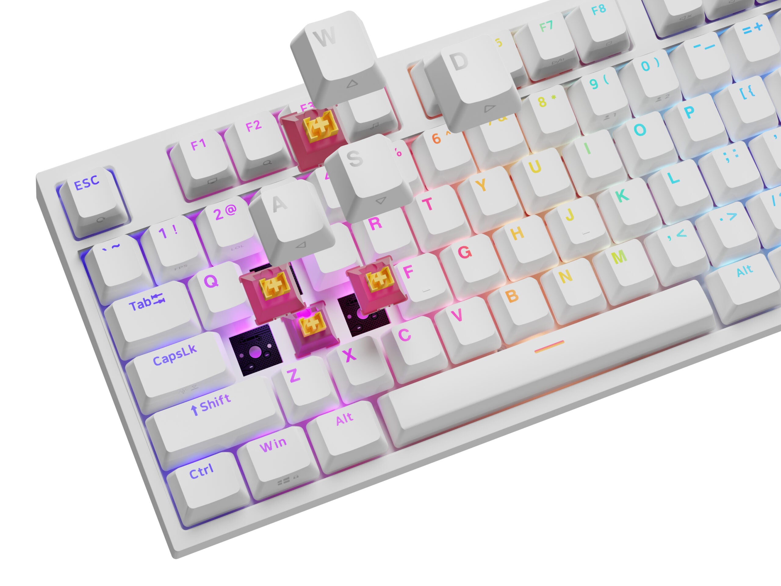 Tastatura Genesis Thor 404 P alb "NKG-2300"