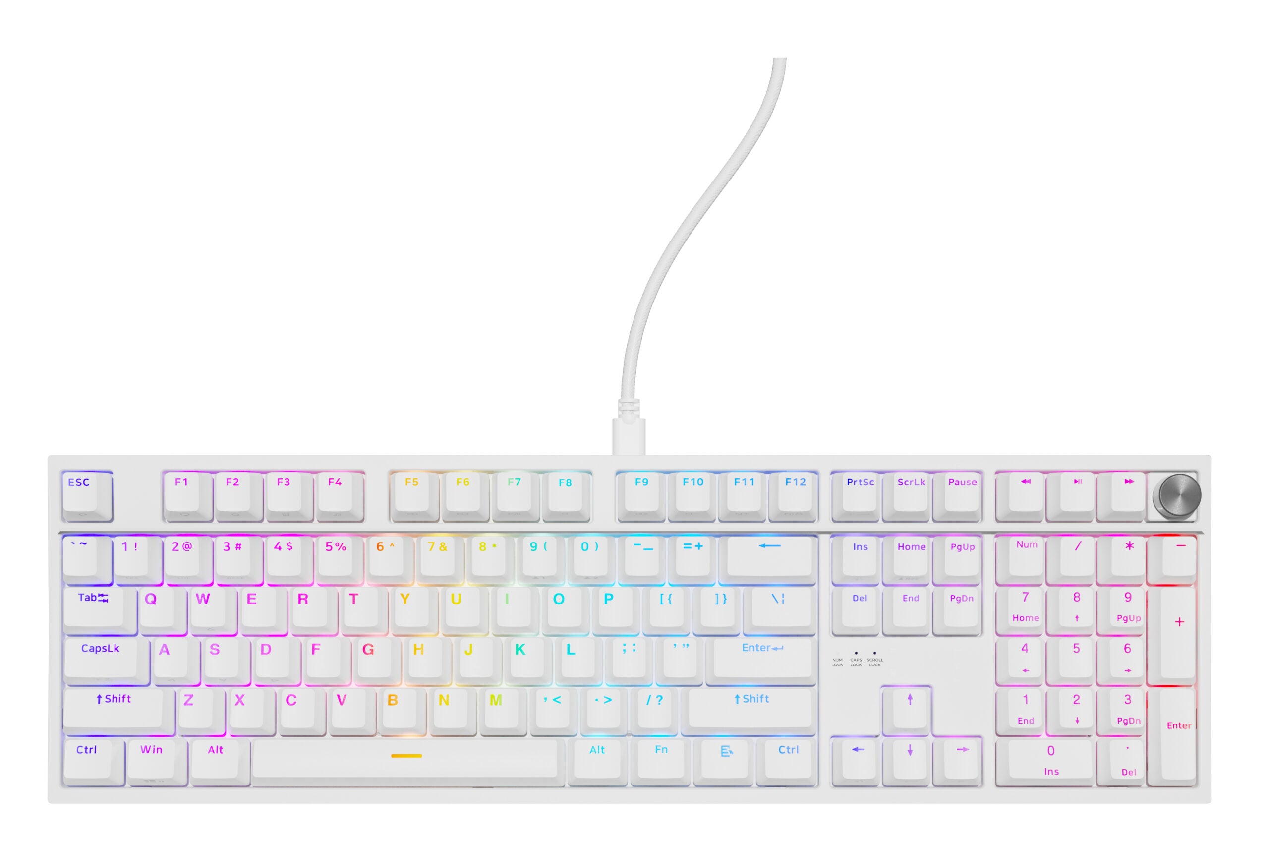 Tastatura Genesis Thor 404 P alb "NKG-2300"