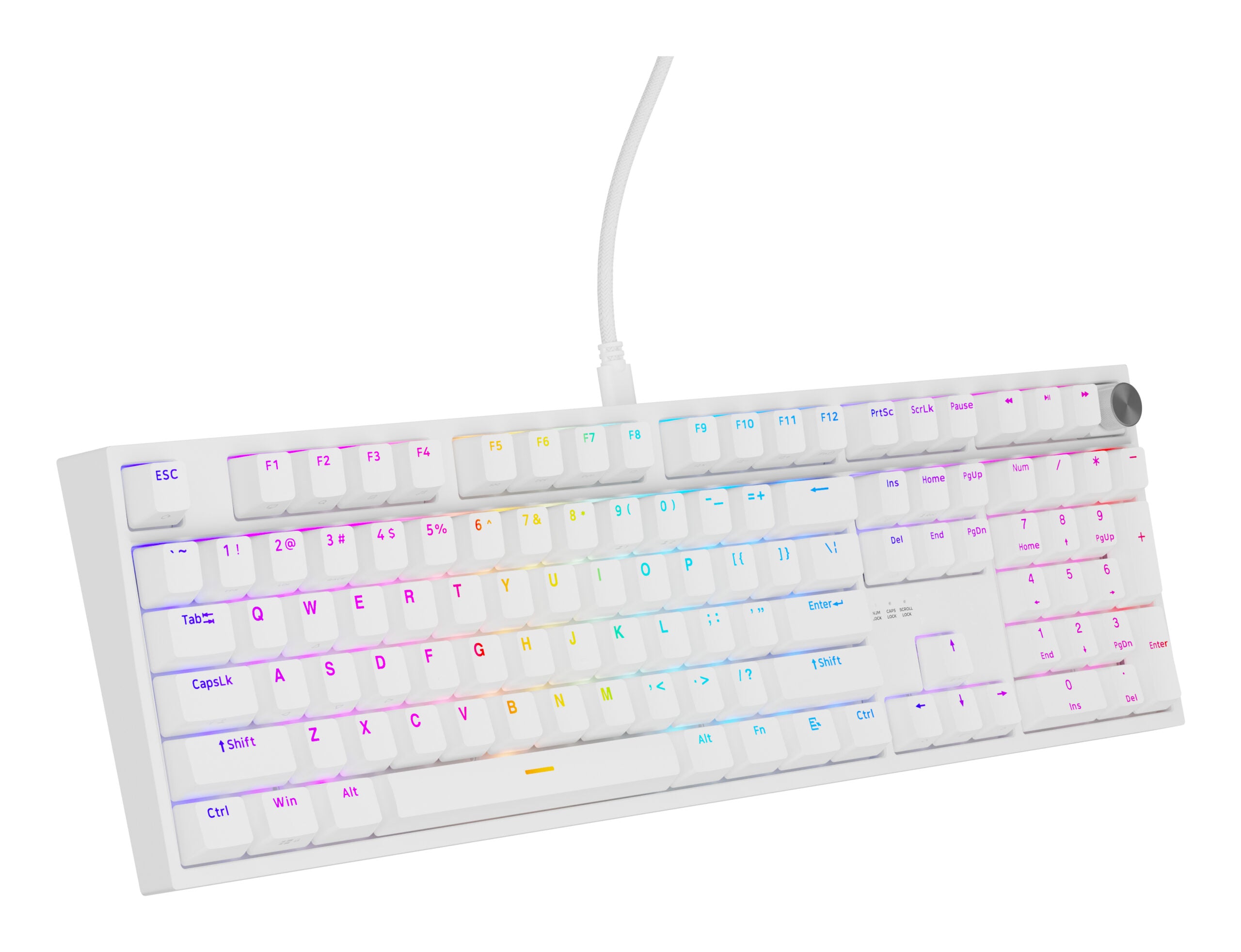 Tastatura Genesis Thor 404 P alb "NKG-2300"