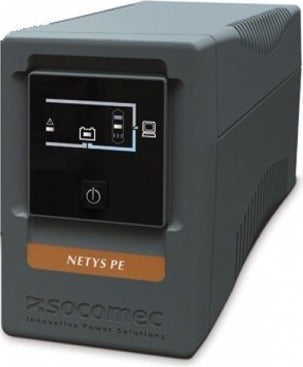 UPS SOCOMEC Line Int. mgmt,tower,850VA/ 480W,AVR,4xsocket IEC,indicatie LED,1x12V/9A,Backup 20 min,incarcare 8h,conector USB,combo RJ45,"Netys PE 850VA" "NPE-0850"
