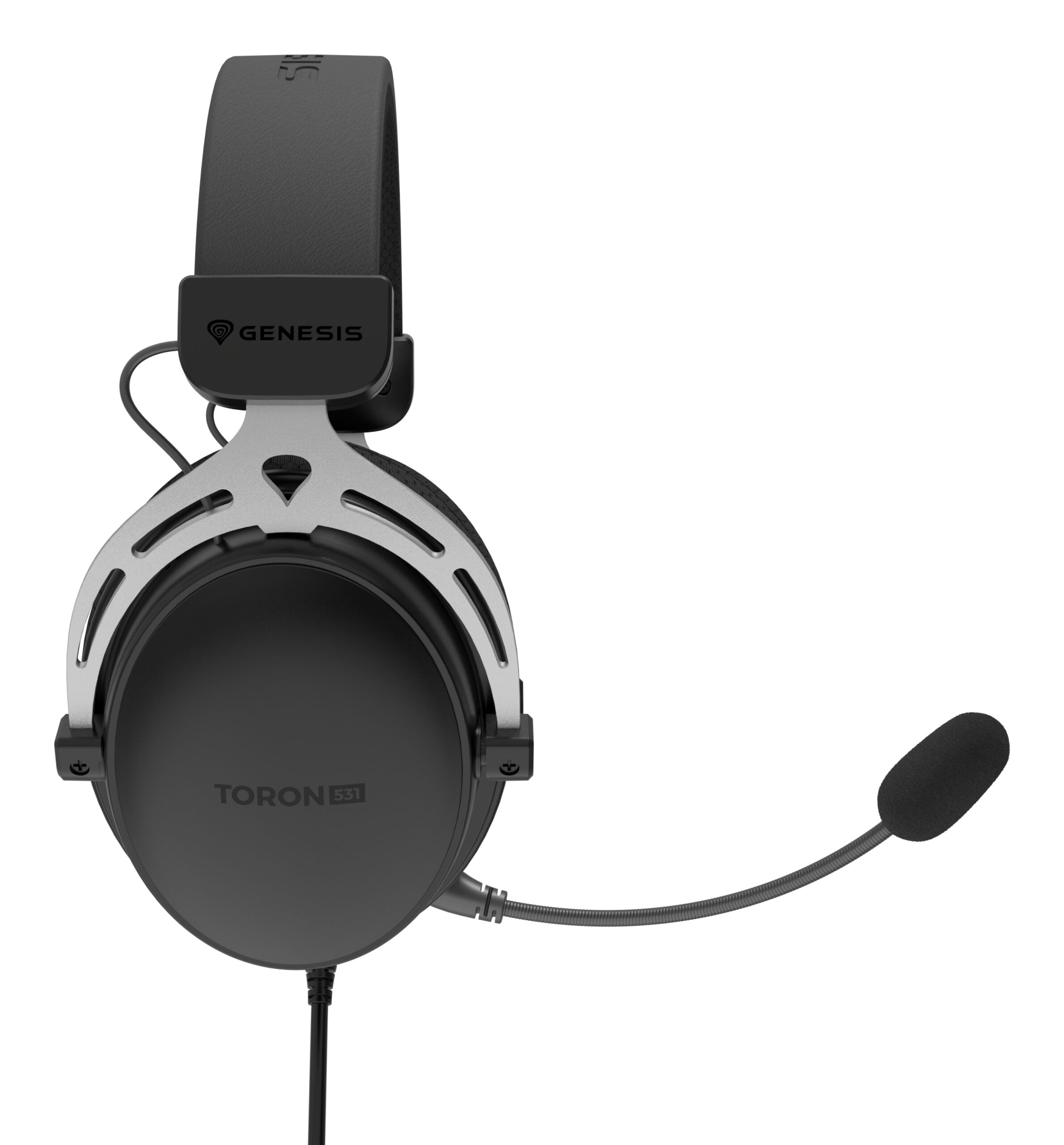 Casti cu fir Genesis Toron 531 negru "NSG-2117"