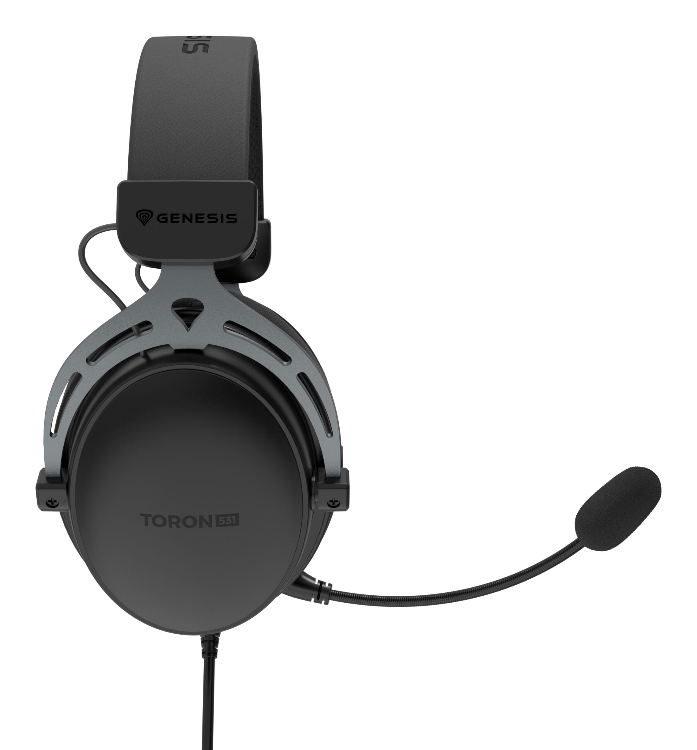 Casti cu fir Genesis Toron 531 negru "NSG-2117"