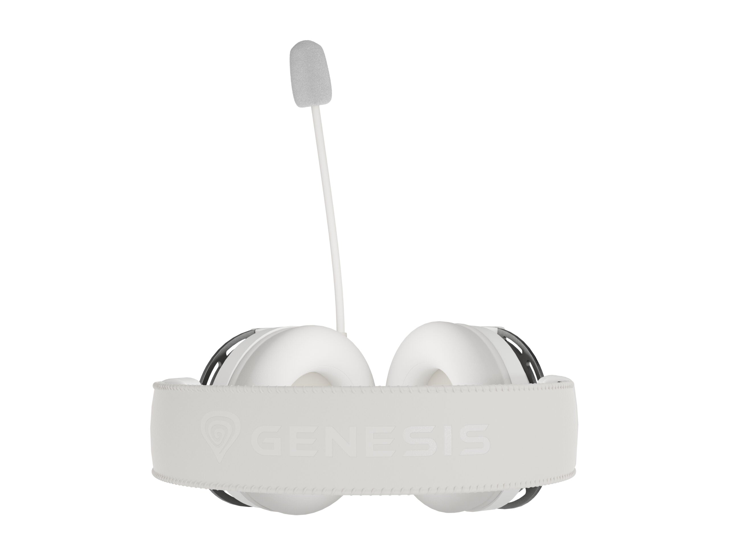 Casti cu fir Genesis Toron 301 alb "NSG-2161"