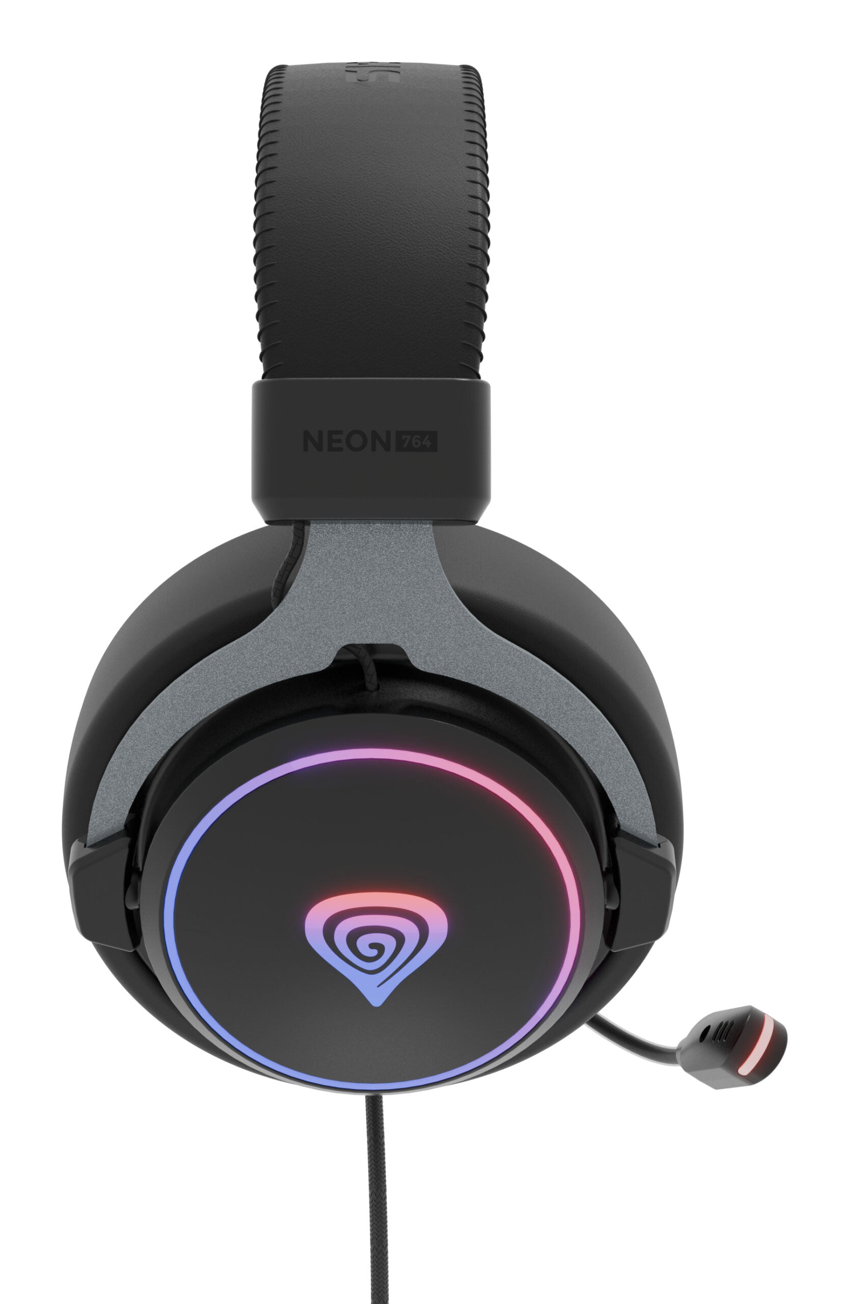 Casti cu fir Genesis Neon 764 negru "NSG-2169"