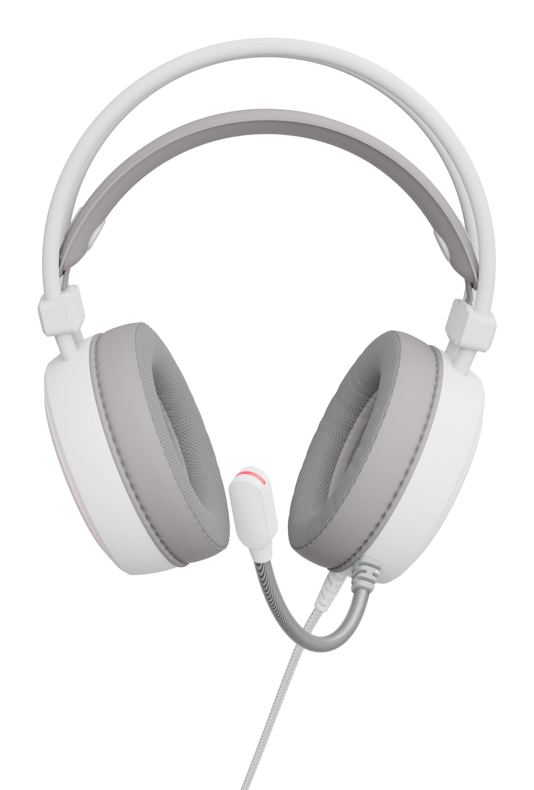 Casti cu fir Genesis Neon 613 G2 alb "NSG-2308"