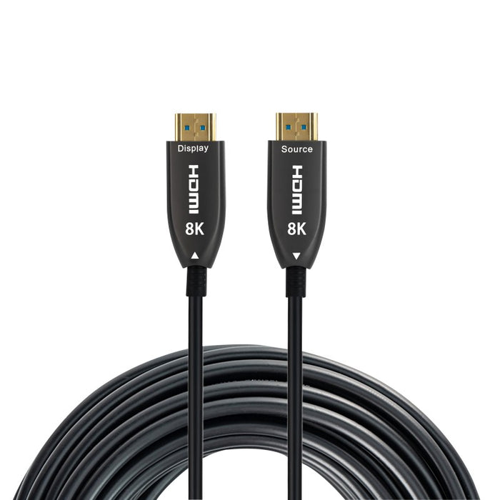 Cablu HDMI prin fibra optica, AOC, V2.1, tata-tata, 8K@60hz, HDCP 2.2, EDID, 50M - Nexio "NX-VN-HD66-50M" – Cabluri video
