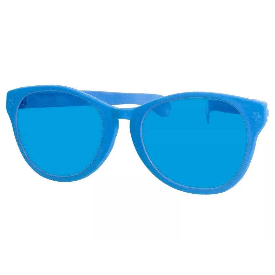 Ochelari Deghizare, Marime Exagerata, din Plastic, 26 x 9 cm, Albastru