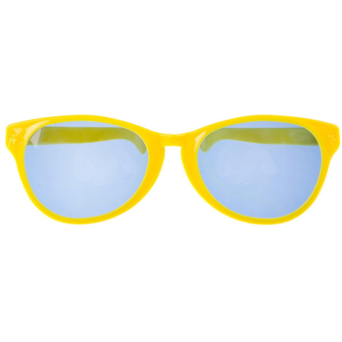 Ochelari Deghizare, Marime Exagerata, din Plastic, 26 x 9 cm, Galben