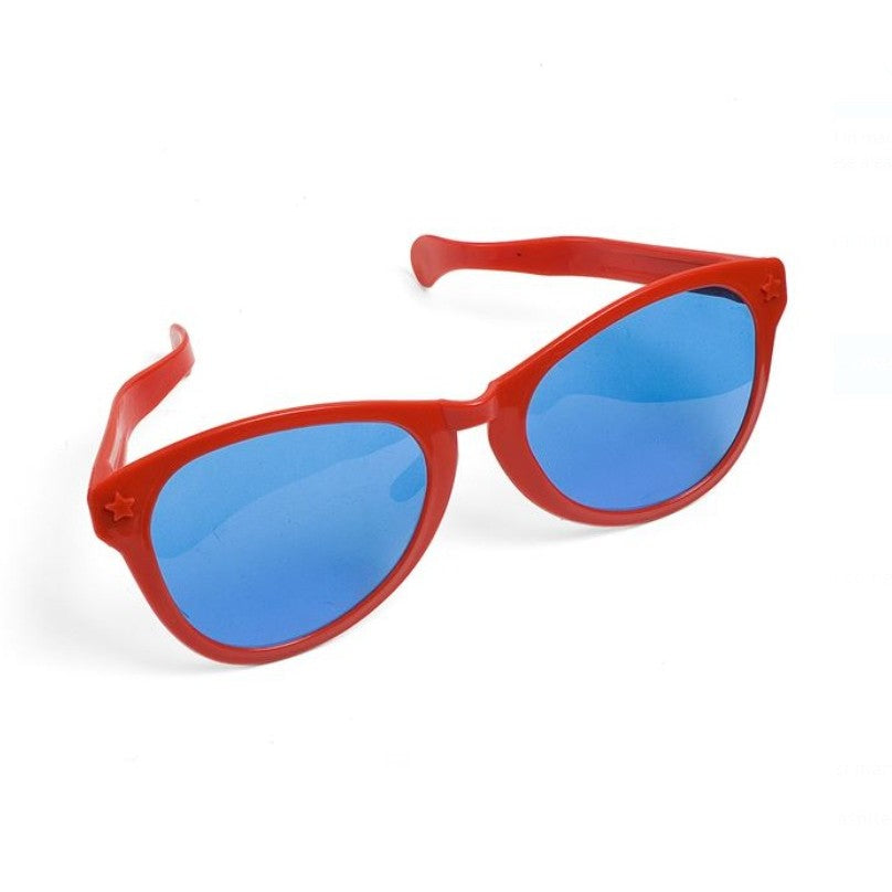 Ochelari Deghizare, Marime Exagerata, din Plastic, 26 x 9 cm, Rosu