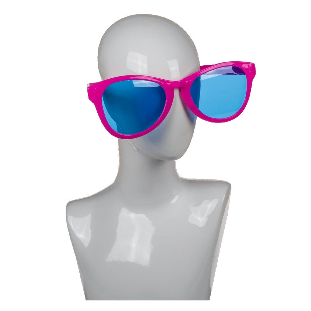 Ochelari Deghizare, Marime Exagerata, din Plastic, 26 x 9 cm, Roz