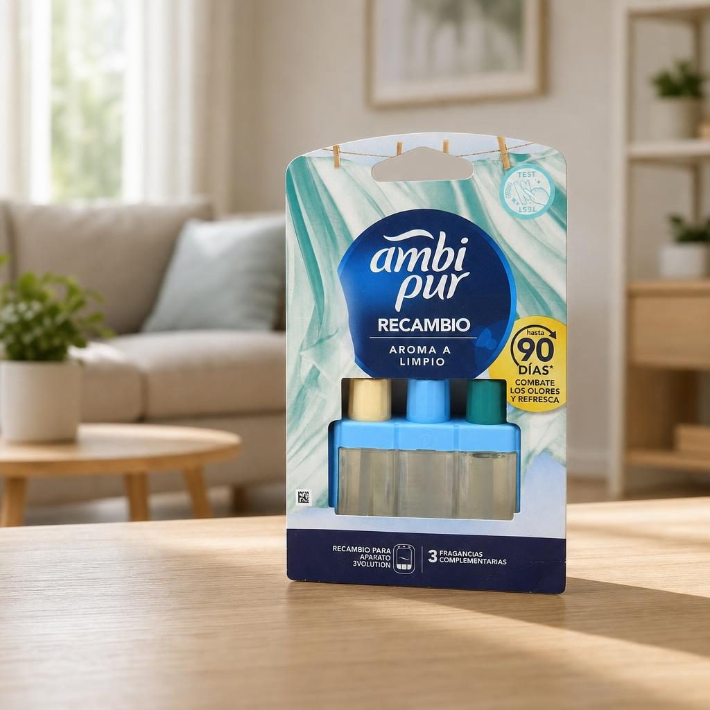 Odorizant, Ambi Pur, Camera 3VOLUTION Rezerva 20 ml Aroma Limpio