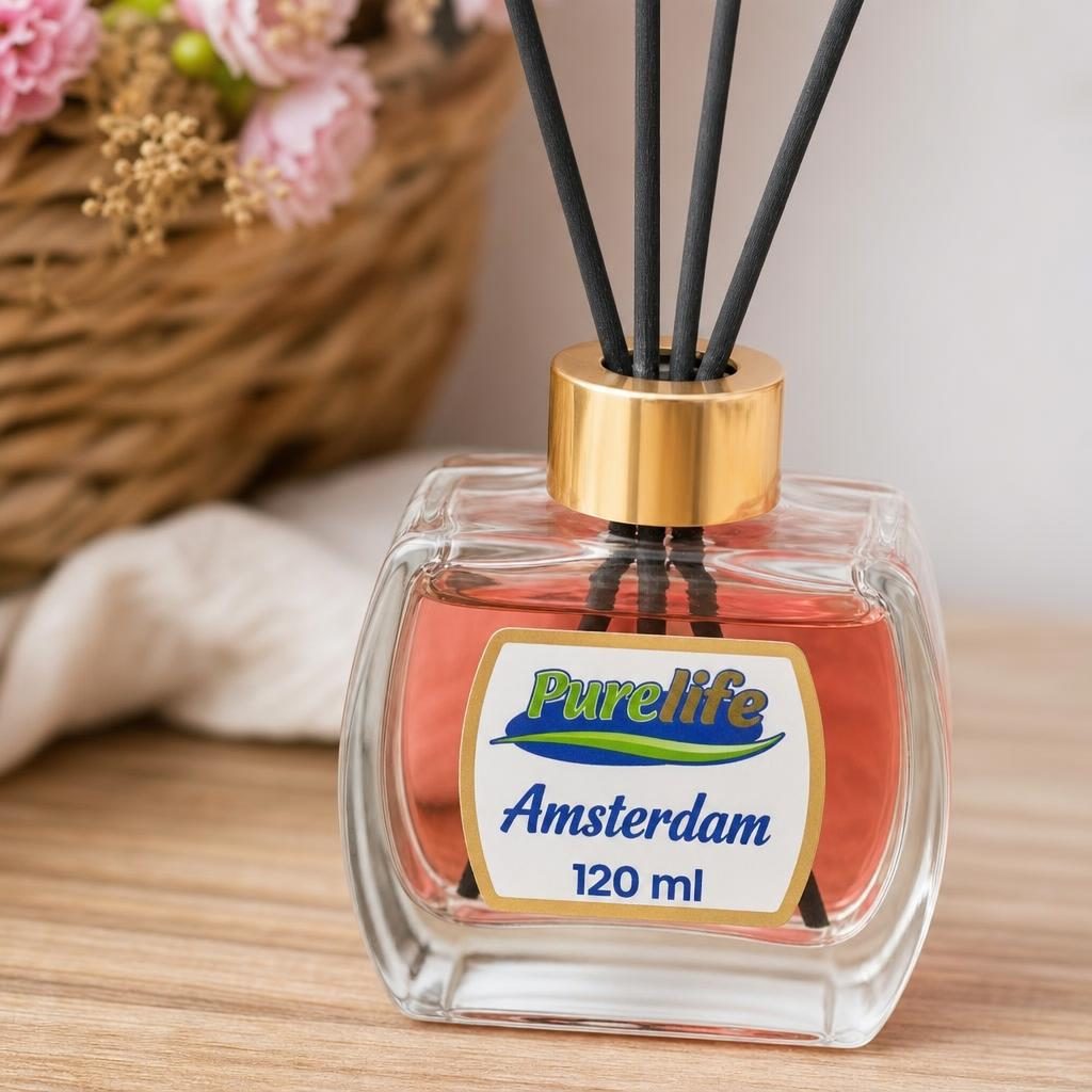 Odorizant Camera cu Difuzor, Pure Life, 120 ml, Colectia Amsterdam