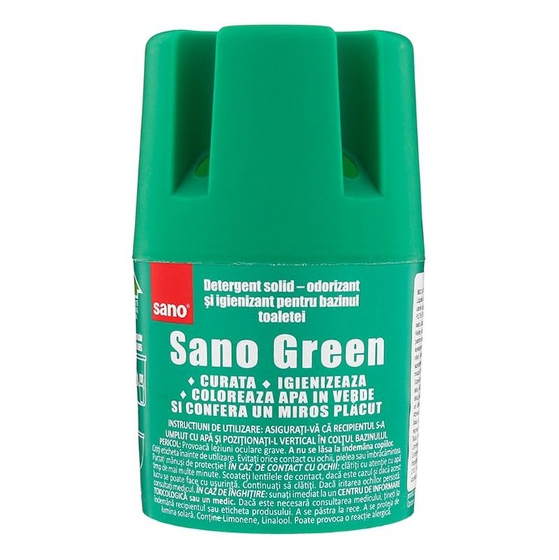 Odorizant WC, Sano, Bazin 150 g Green