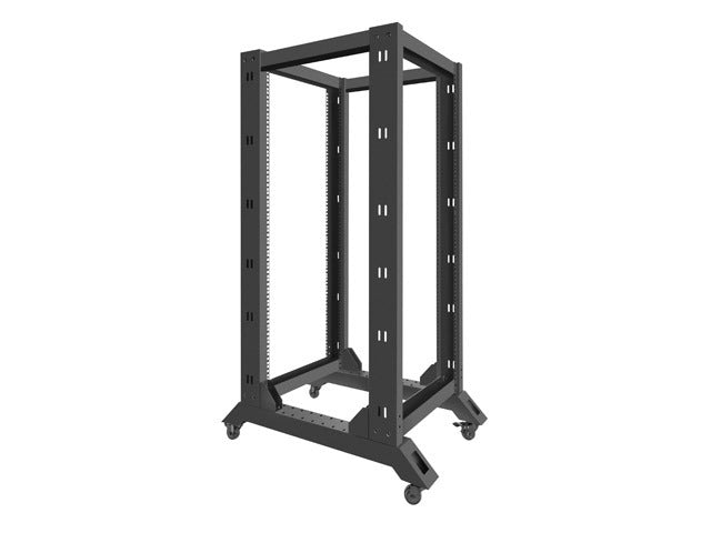 Rack deschis 19" 27U, 600x800, negru V2 "OR01-6827-B"