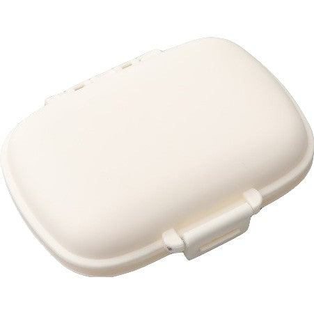 Organizator medicamente, Plastic, 8 compartimente, 0.1 L, Alb, 11 x 7 cm