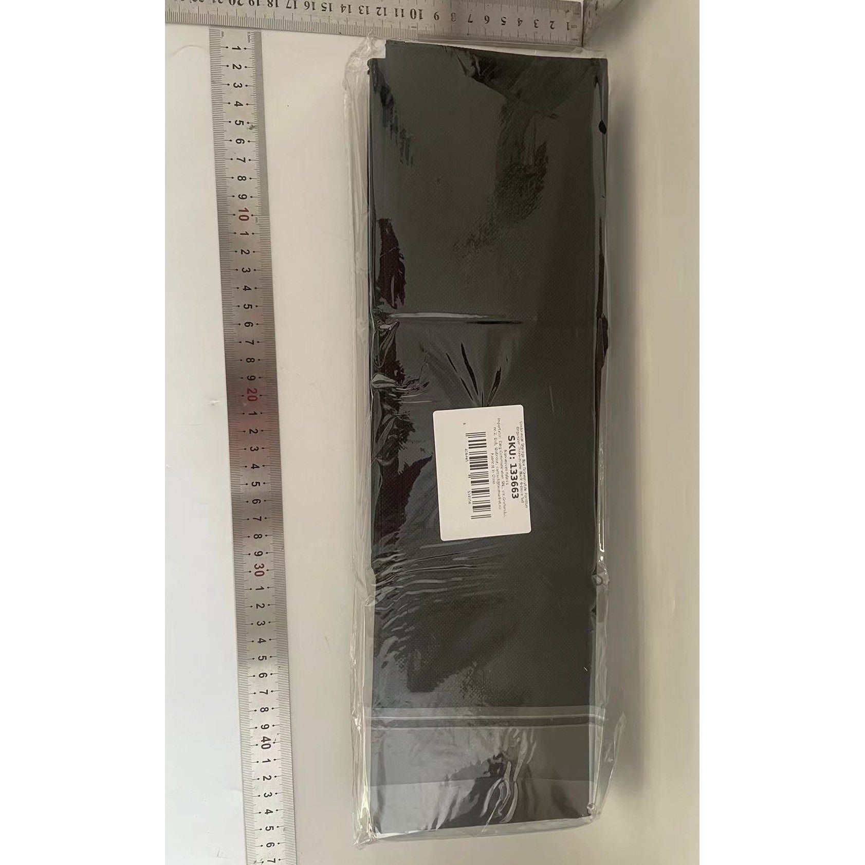 Organizator pentru Sertar, 3 Marimi, pentru Lenjerie, Tricouri, Sosete, 6 Piese, Pliabil, Stivuibil, din Tesatura, Negru