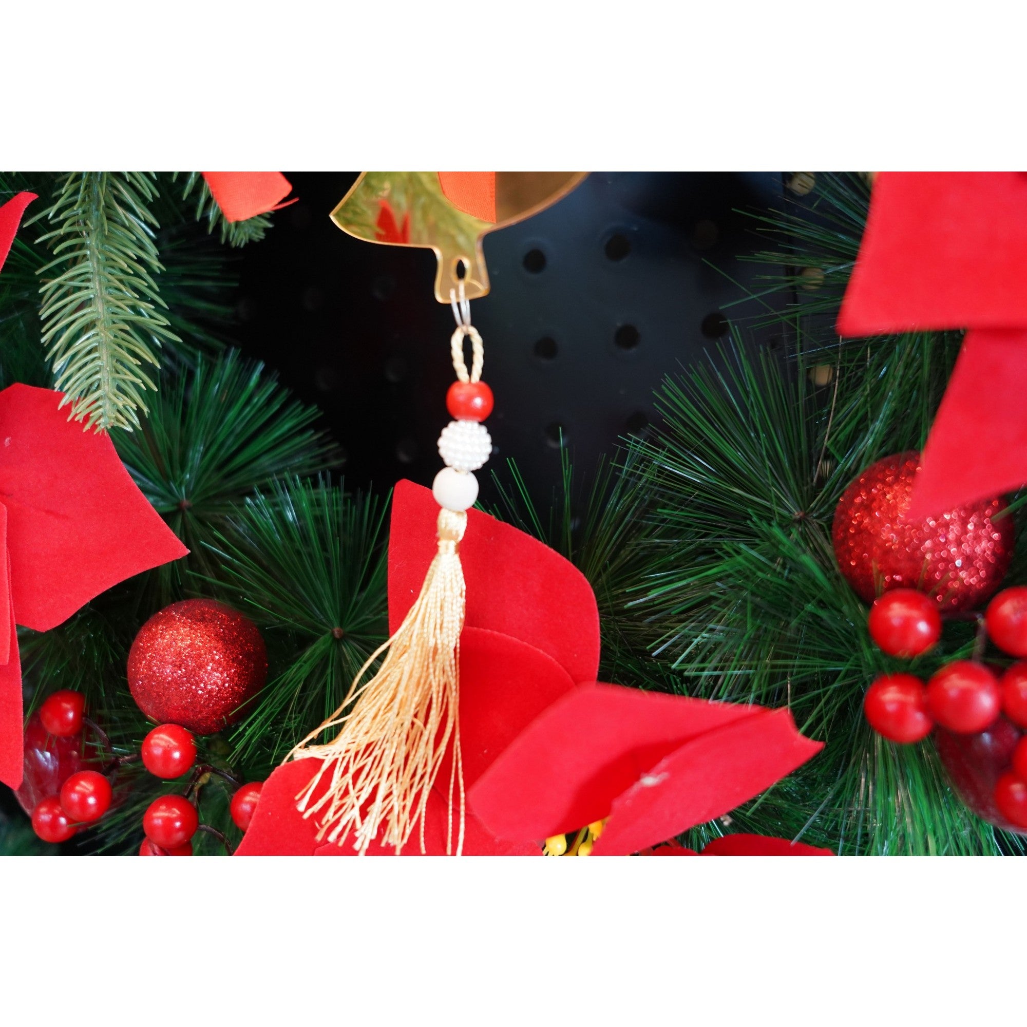 Ornament brad, Brad, Auriu, Lucios, 8*25CM, Acril, Interior/ Exterior