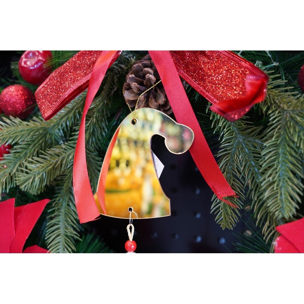 Ornament brad, Caciulita, Auriu, Lucios, 8*25CM, Acril, Interior/ Exterior