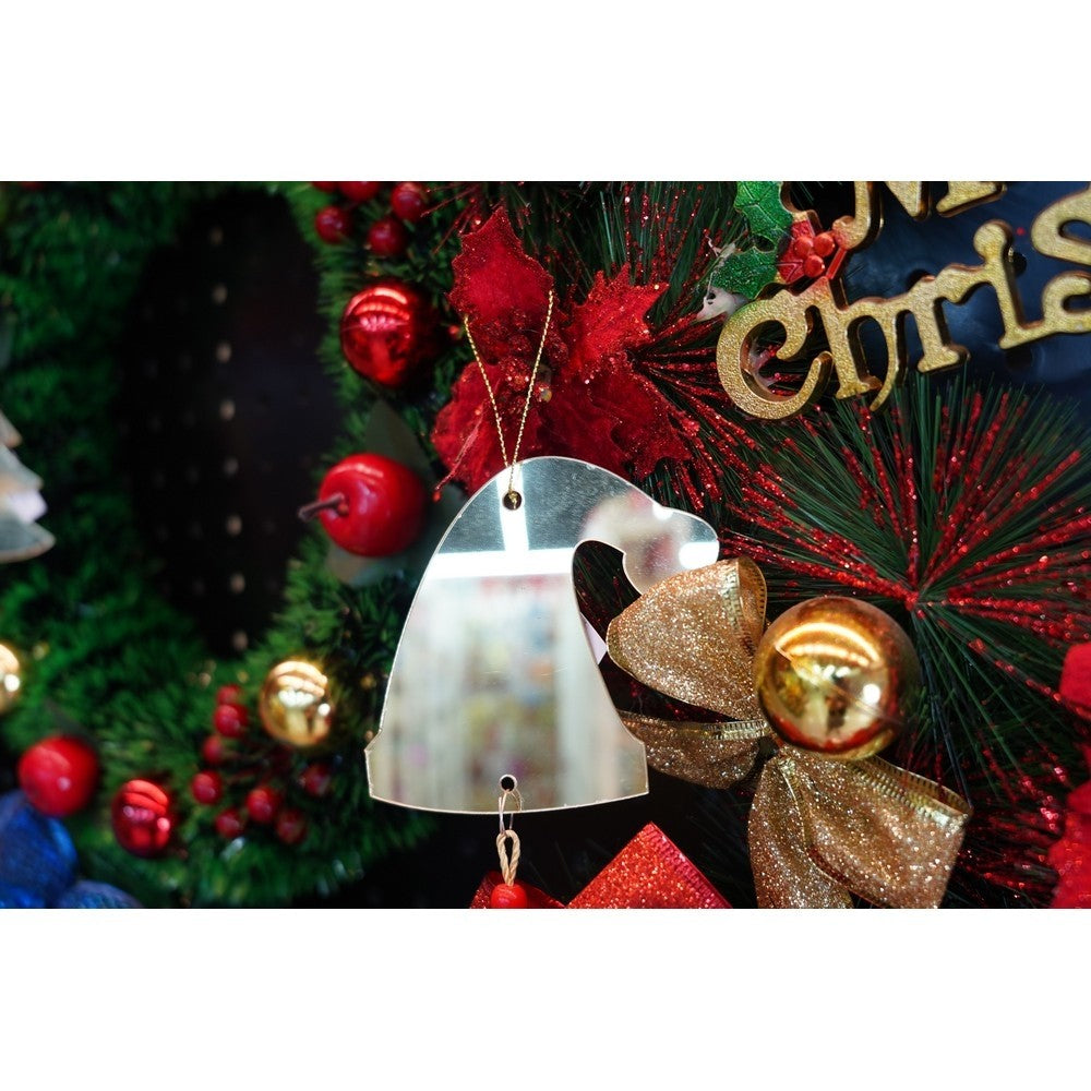 Ornament brad, Caciulita, Auriu, Lucios, 8*25CM, Acril, Interior/ Exterior