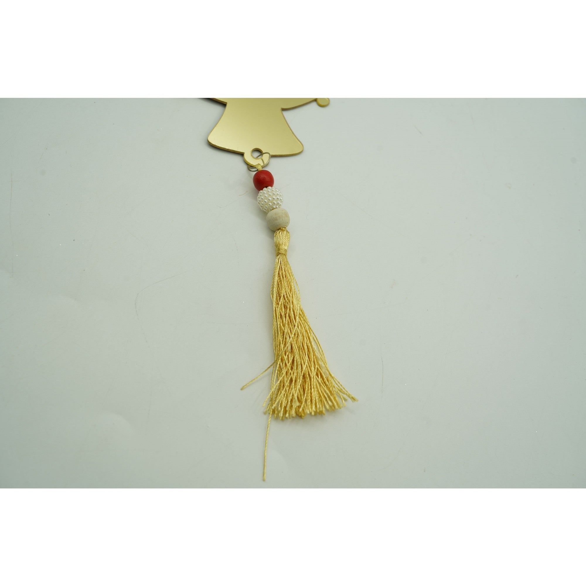 Ornament brad, Clopotei, Auriu, Lucios, 10*23CM, Acril, Interior/ Exterior