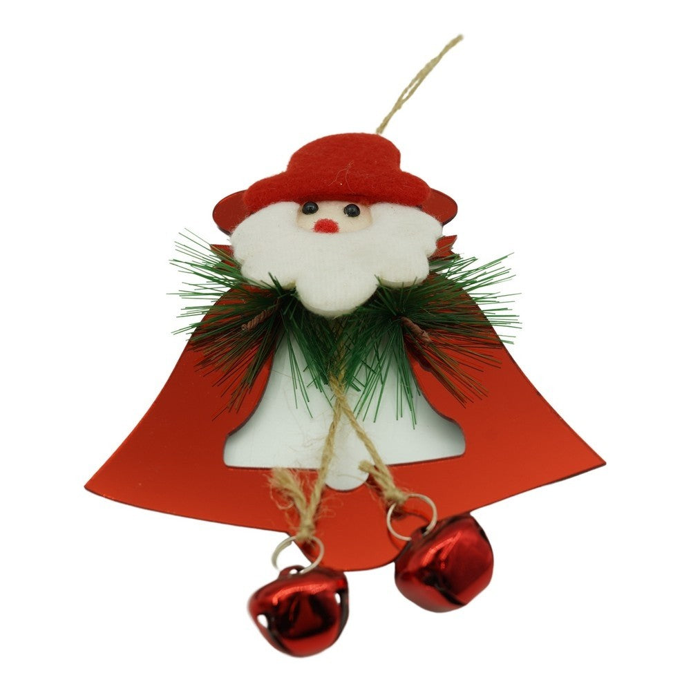 Ornament brad, Clopotel, Rosu, Lucios, 15*20CM, Acril, Interior/ Exterior