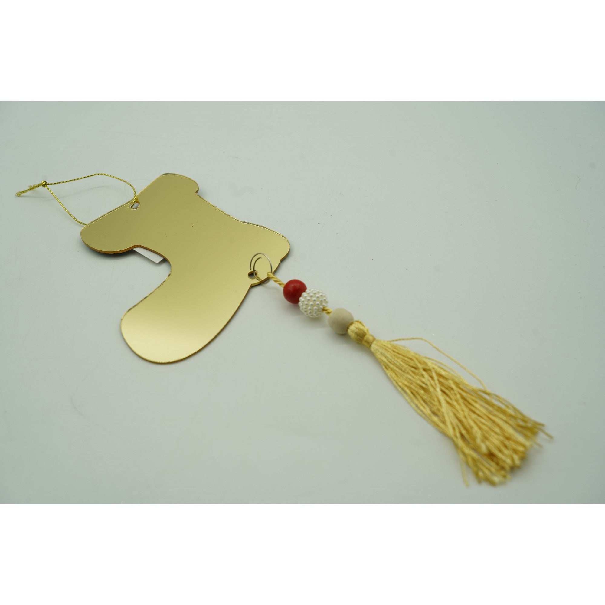 Ornament brad, Gheata, Auriu, Lucios, 10*25CM, Acril, Interior/ Exterior
