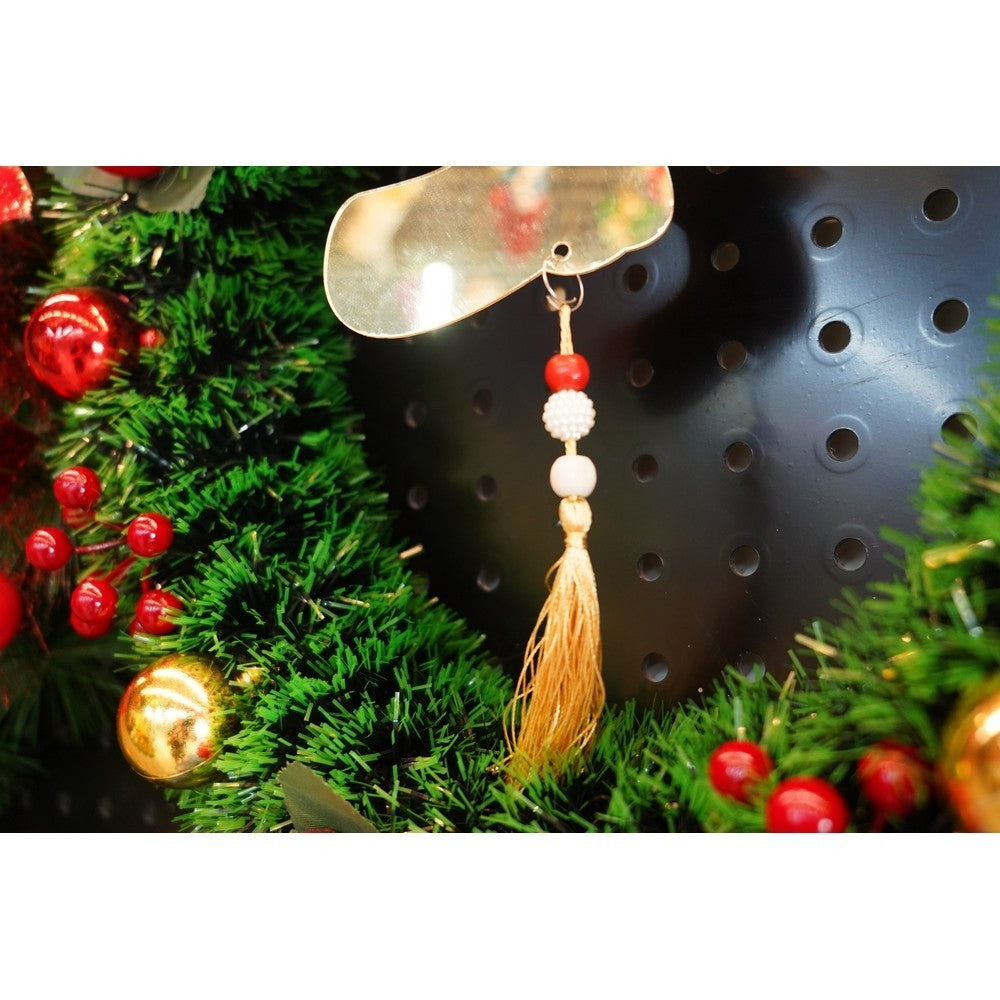 Ornament brad, Gheata, Auriu, Lucios, 10*25CM, Acril, Interior/ Exterior