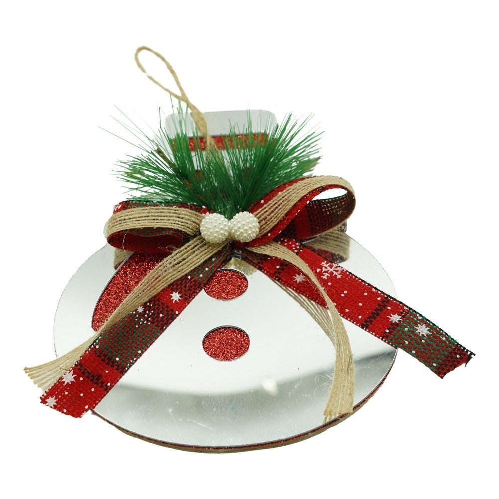 Ornament brad, Om de zapada, Argintiu, Lucios, 14*17CM, Acril, Interior/ Exterior