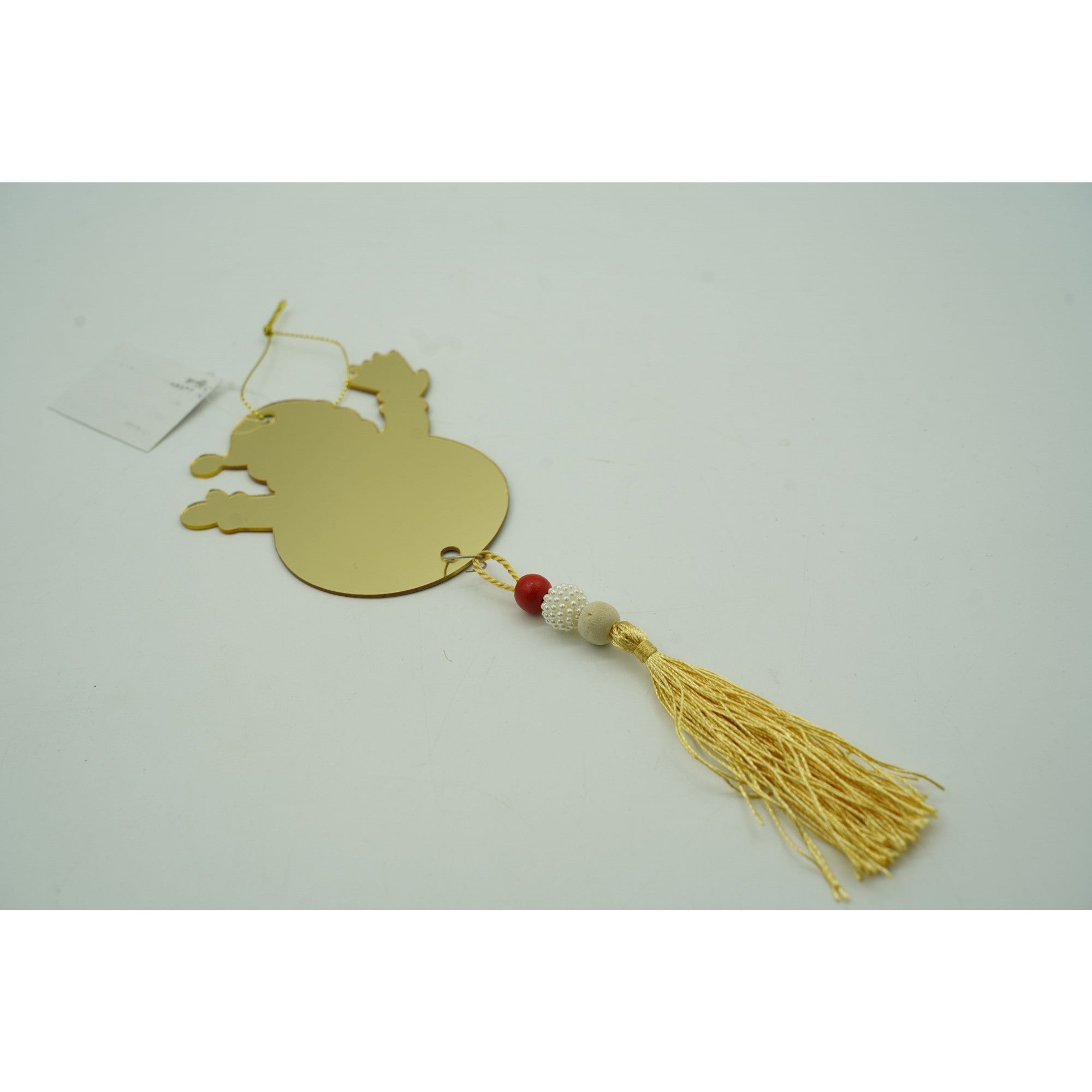 Ornament brad, Om de zapada, Auriu, Lucios, 10*23CM, Acril, Interior/ Exterior