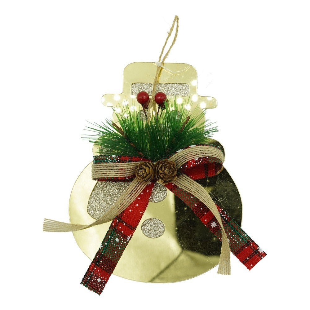 Ornament brad, Om de zapada, Auriu, Lucios, 16*17CM, Acril, Interior/ Exterior