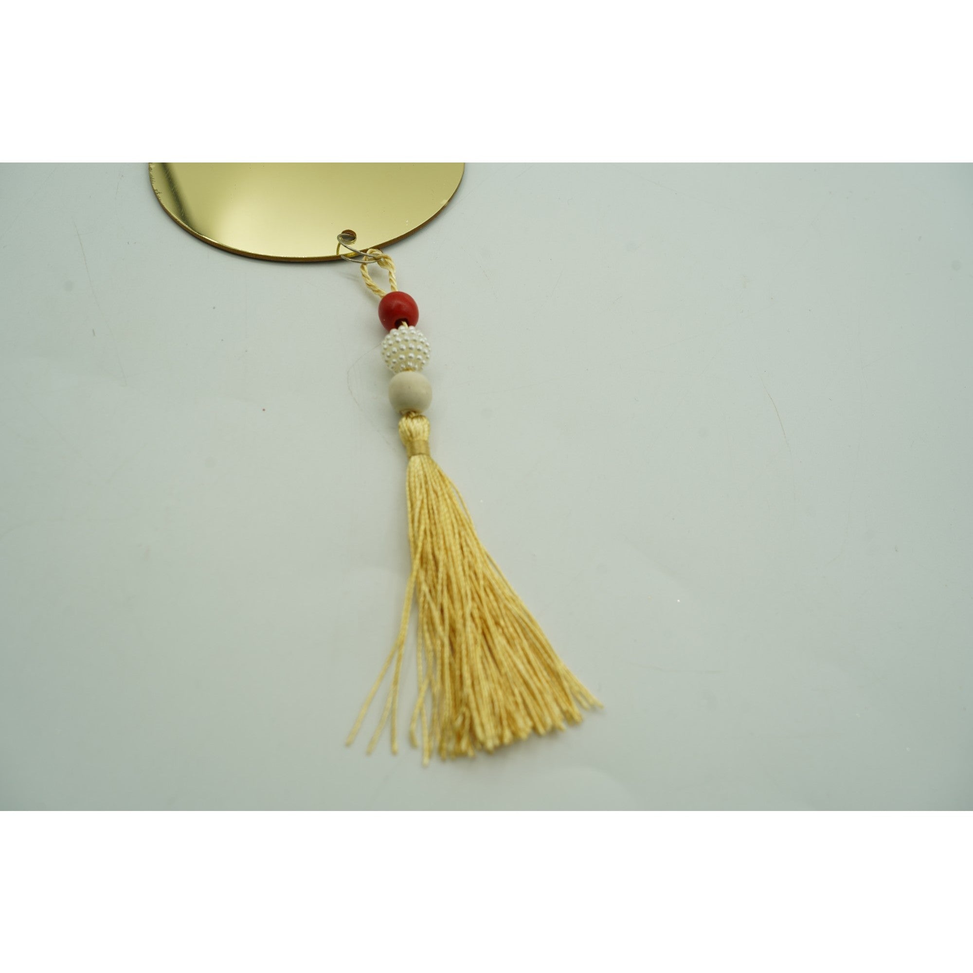 Ornament brad, Rotund, Auriu, Lucios, 10*23CM, Acril, Interior/ Exterior
