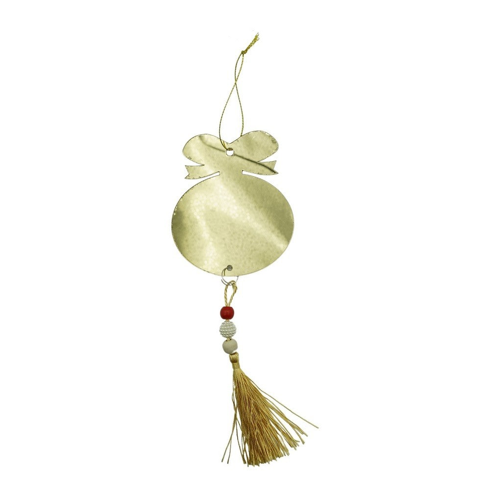 Ornament brad, Rotund, Auriu, Lucios, 10*23CM, Acril, Interior/ Exterior
