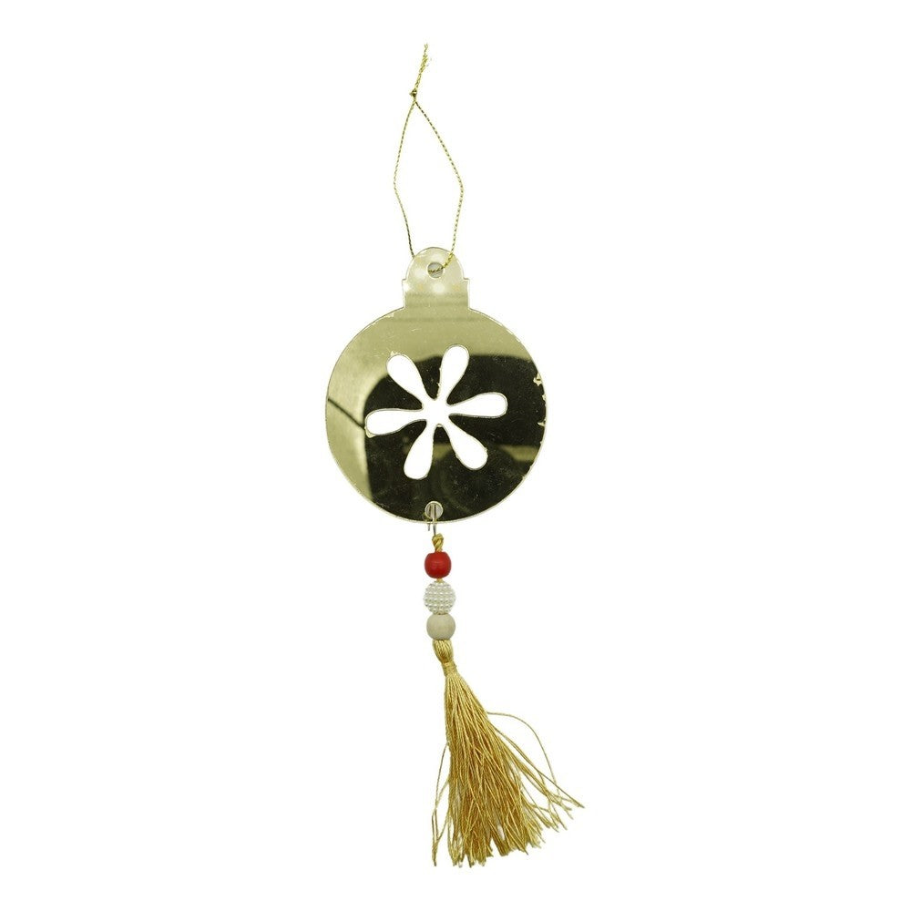 Ornament brad, Rotund, Auriu, Lucios, 10*23CM, Acril, Interior/ Exterior