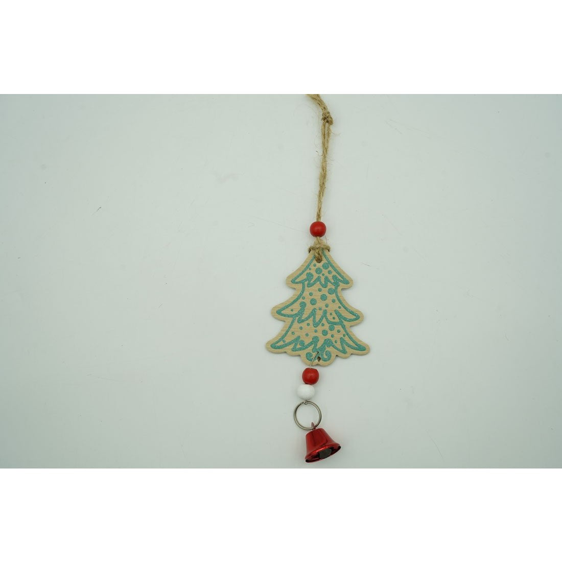 Ornament de brad bradulet, multicolor, lemn, 17 cm