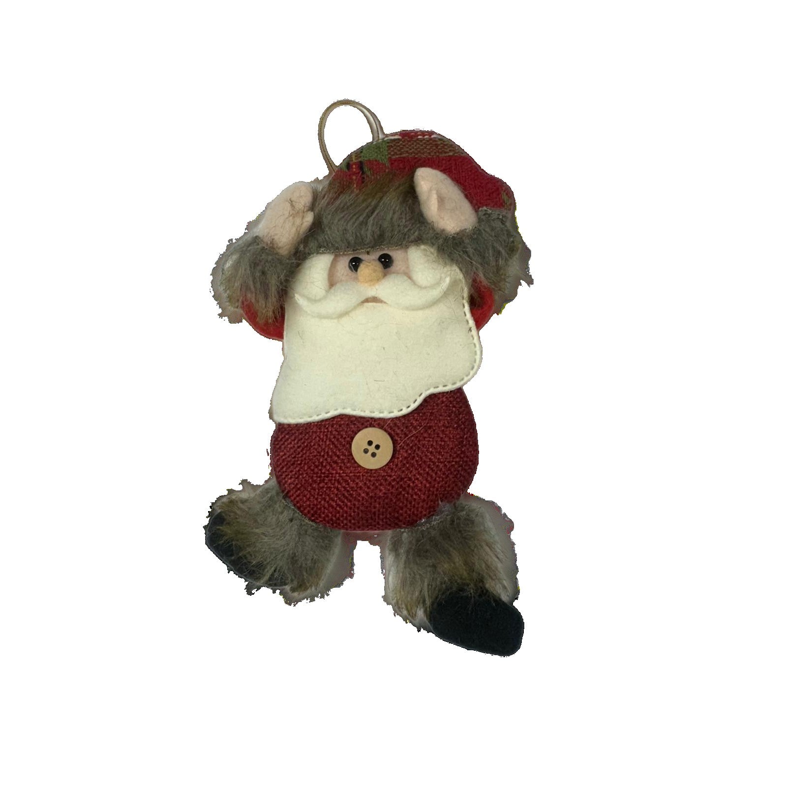 Figurina de Craciun, pentru Brad, Tip Mos Craciun, 5 x 7 cm, Multicolor