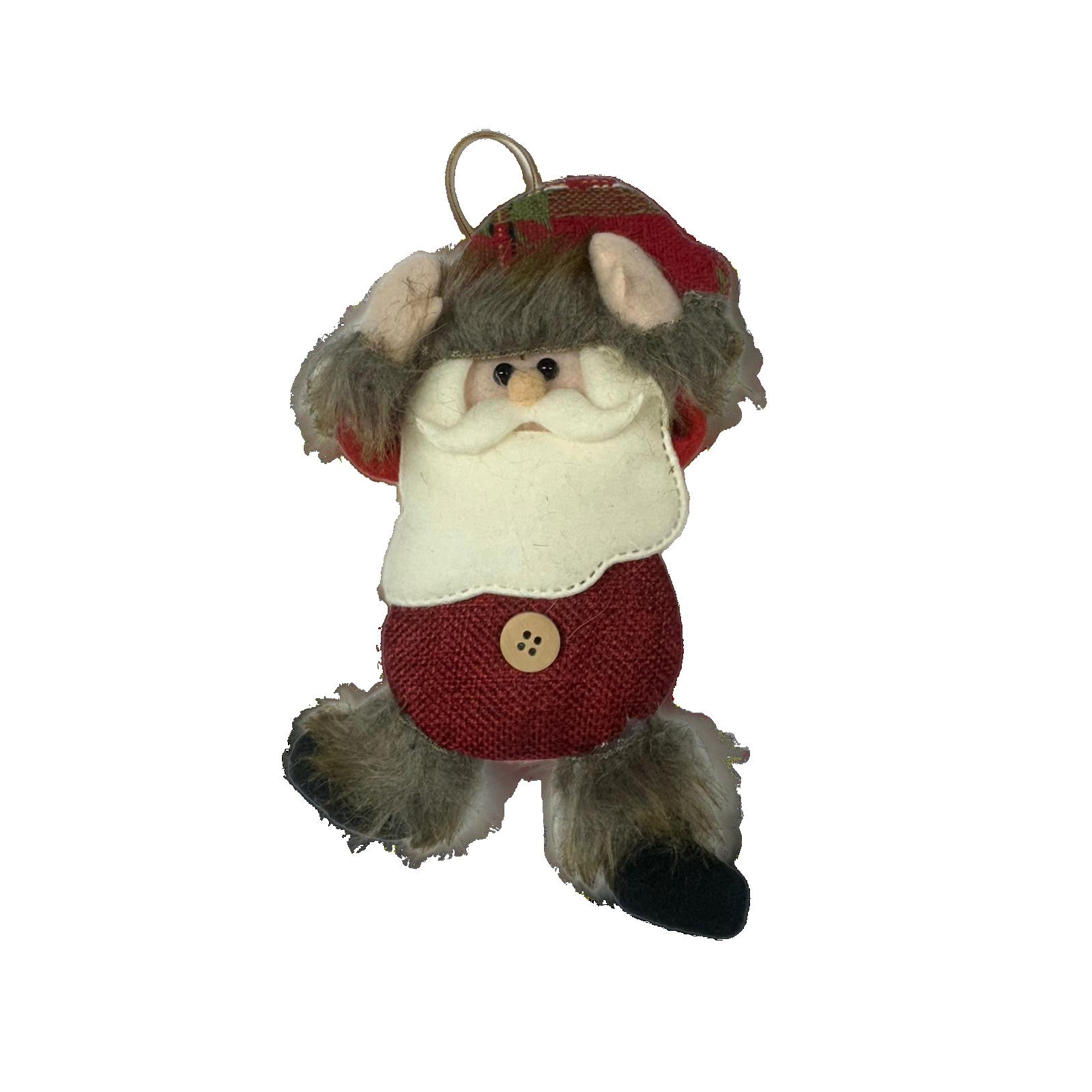 Figurina de Craciun, pentru Brad, Tip Mos Craciun, 5 x 7 cm, Multicolor