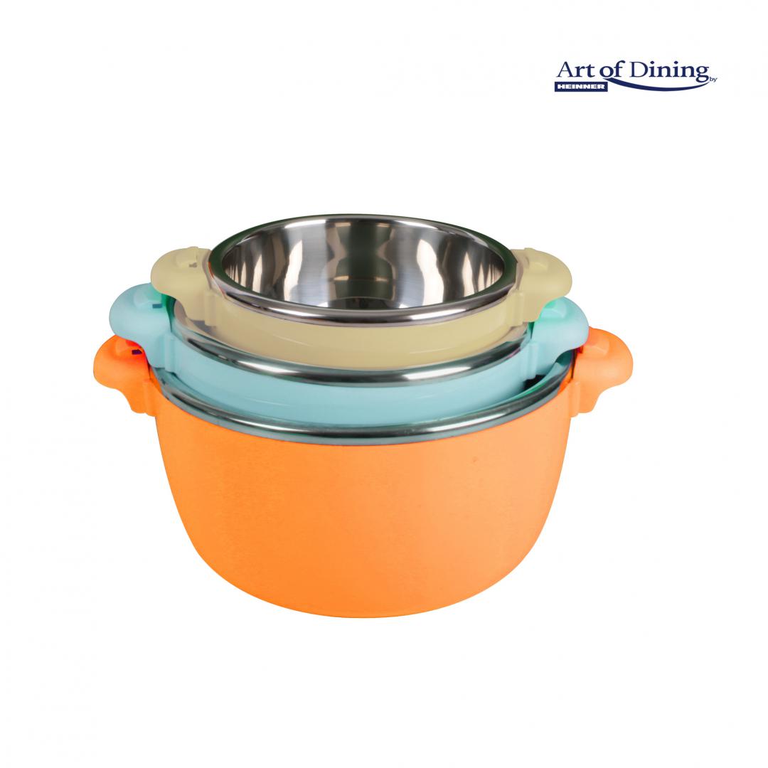 Set 3CASEROLE Termice 2+4+6L,BELLY Orang (set 3 Caserole Termice 2+4+6L)