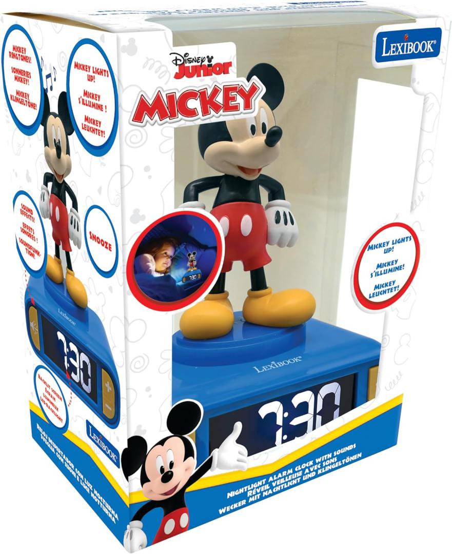Ceas Desteptator cu Lumina 3D, Mickey M. (ceas Desteptator cu Lumina 3D)