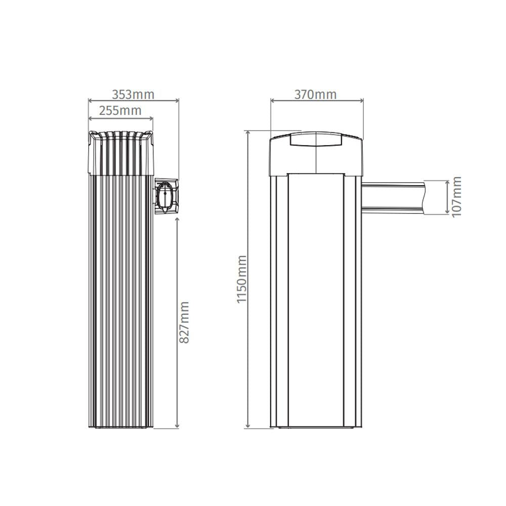 Kit Motorline SIGMA-X6 3.25-4M 24V (Kit bariera de acces auto extensibila Motorline SIGMA-X6)