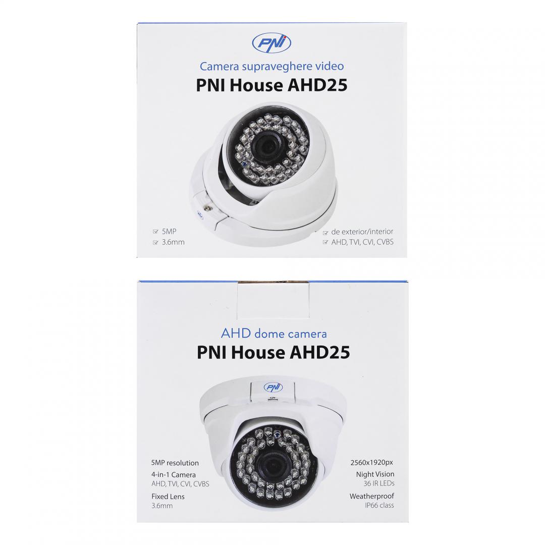 Pni Camera Supraveghere AHD25 (Camera supraveghere video Pni House AHD25 5MP)