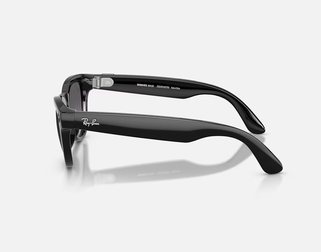 RayBan Meta Skyler SBk/Grph Gen2 (RayBan Meta Skyler High Bridge Fit - Shinny Black - Graphite Gen2)